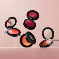 SLEEK Sleek MakeUP Feelin' Flush Cream Blush Lip and Eye Tint, sheer, buildable and easy to blend formula for a natural-looking flush of colour, Coral Crush