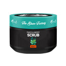 The Shave Factory Face and Body Scrub Mint 300ml – Refreshes and Exfoliates, Suitable for Face and Body, Removes Dead Skin Cells, Ideal for Daily Use