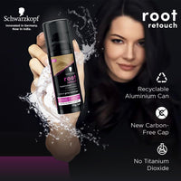 Schwarzkopf Root Retouch, Vegan, Temporary Dye Instant Blonde Hair Root Concealer, Grey Coverage, 40 Applications, 1 Wash, Dark Blonde, 120ml,
