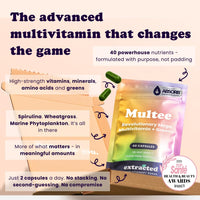 Extracted Multee High Potency Multivitamin for Women & Men, 60 Capsules