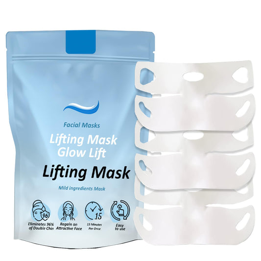 3-Pack V Line Face Lifting Chin Mask, V Edge Patches Face Lift & Sculpt Chin Lift Mask – Anti-Sagging V-Shape Treatment | Visible Firming For Jawline & Neck | Hydrate & Smooth Skin Texture