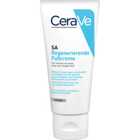 CeraVe SA Renewing Foot Cream With Salicylic Acid & 3 Essential Ceramides, Exfoliating Treatment for Extremely Dry Rough Bumpy Feet, Fast-Absorbing, Dermatologist Developed, 88ml