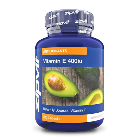 Vitamin E 400iu Supplement, 200 Softgel Capsules, Powerful Antioxidant, Protects Cells from Oxidative Stress, Supports Immune System, Over 6 Month Supply