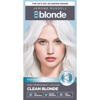 Jerome Russell Bblonde Clean Blonde Post Blonding Toner - Semi Permanent Hair Dye Kit for Pre Lightened & Blonde Hair with Brazil Nut Oil, No Ammonia & Vegan