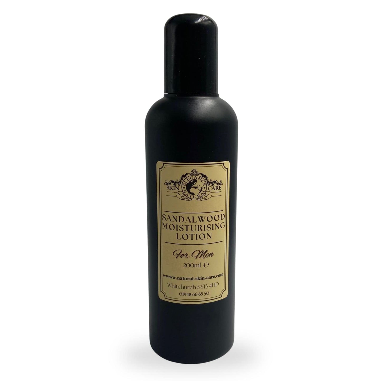 Sandalwood Moisturising Lotion for Men 200ml by Elegance Natural Skin Care