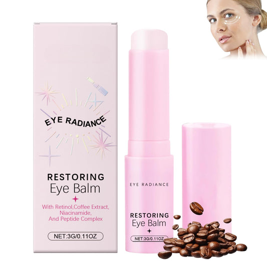 Eye Radiance Restoring Retinol Eye Cream Balm,Anti Wrinkle E-ye Cream Balm,Caffeine E-ye Creams for Dark Circles and Puffy Eyes,Korean Skincare Hydrating E-ye Creams for Dry Skin Around Eyes