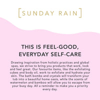 Sunday Rain Luxury Nourishing Bath Crystals, Vegan & Cruelty-Free with Vitamin Rich Acai Berry Extract & Natural Sea Salts, 500g