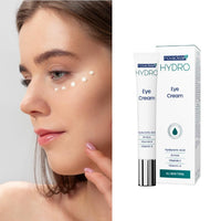 Novaclear Equalan Pharma Hydro Eye Cream 15 ml with Hyaluronic Acid, Vitamin A, Vitamin E, Argan and Macadamia Oil for Hydrating and Anti-Aging