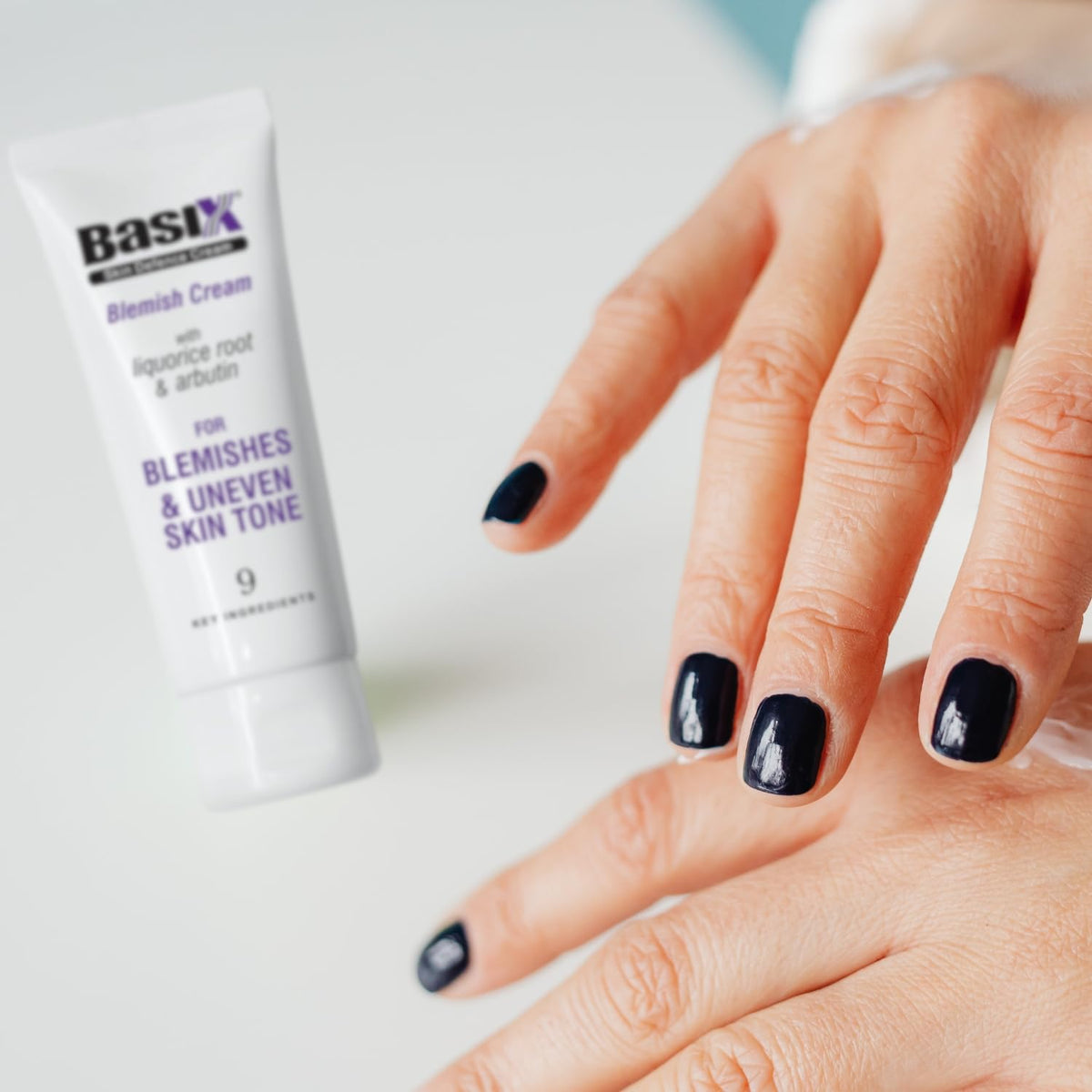 Basix Skin Defence Cream Blemish Cream with Liquorice and Arbutin for Fading Blemishes, Liver Spots and Uneven Skin Tone - 75ml