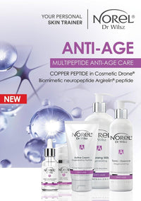 Norel Anti-Age Active Regenerating Peptide Cream with 1% Cooper Peptide in Cosmetic Drone 50ml