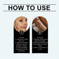 Mubuni Supr/eme Creme All Over Complexion Perfector,Long-Lasting Waterproof Concealer,Cream Body Coverage Perfector,Full Coverage Concealer,Transfer Resistant Skin Tint cream,Skin Toneand Light Foundation