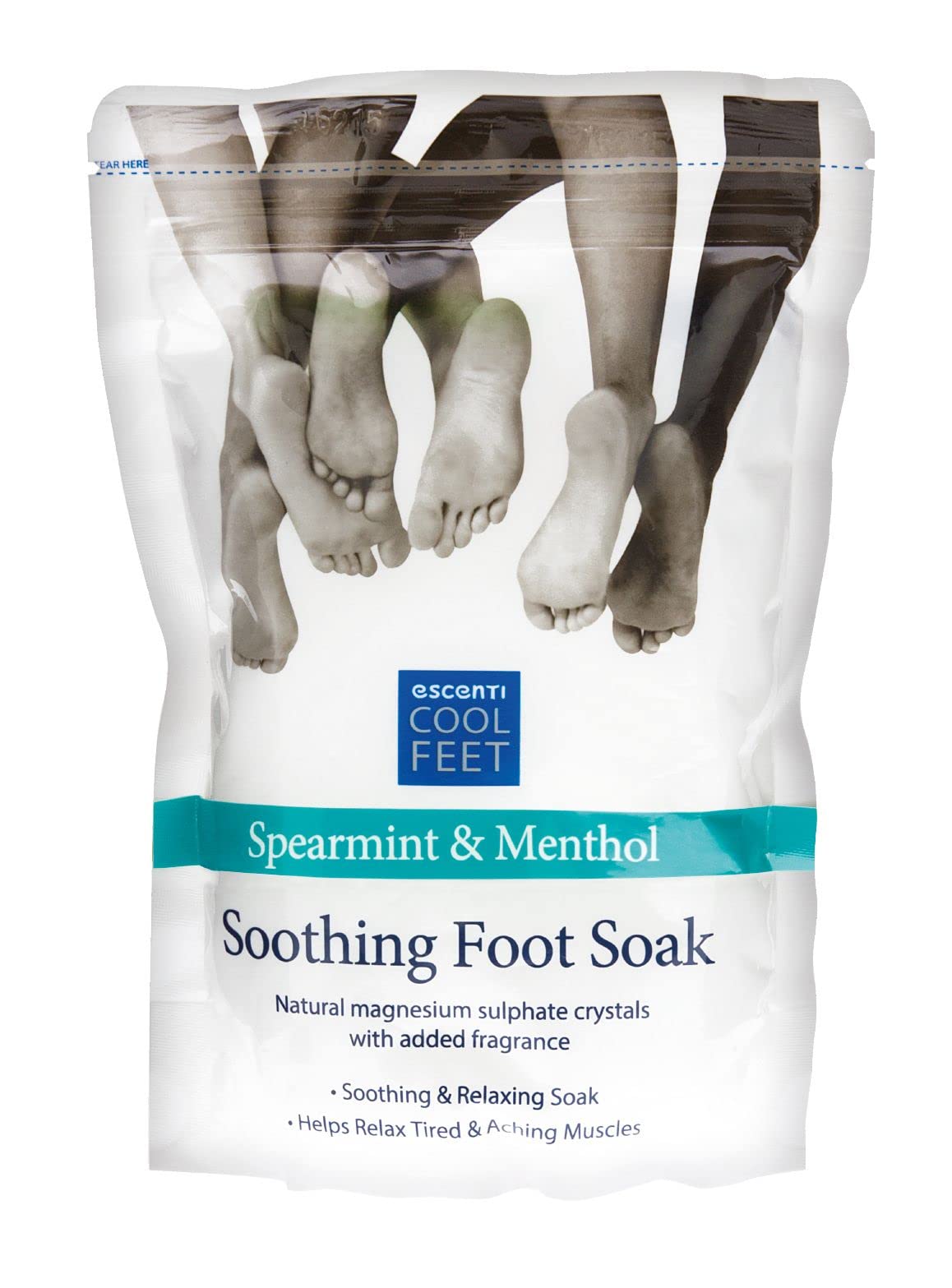 Escenti Cool Feet Soothing Spearmint & Menthol Essential Foot Soak