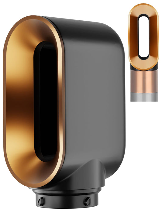 ZEPHBLOW Pre-Styling Dryer Attachment for Dyson Airwrap HS01/HS05, Pre-Shaped Nozzle Replacement Attachment Compatible with Dyson Air wrap, Part NO.969759-01 Gold