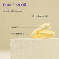 Proceive® Conception and Pregnancy Omega 3 - High Strength & Pure Fish Oil Tablets - 60 Capsules/1 Month Supply