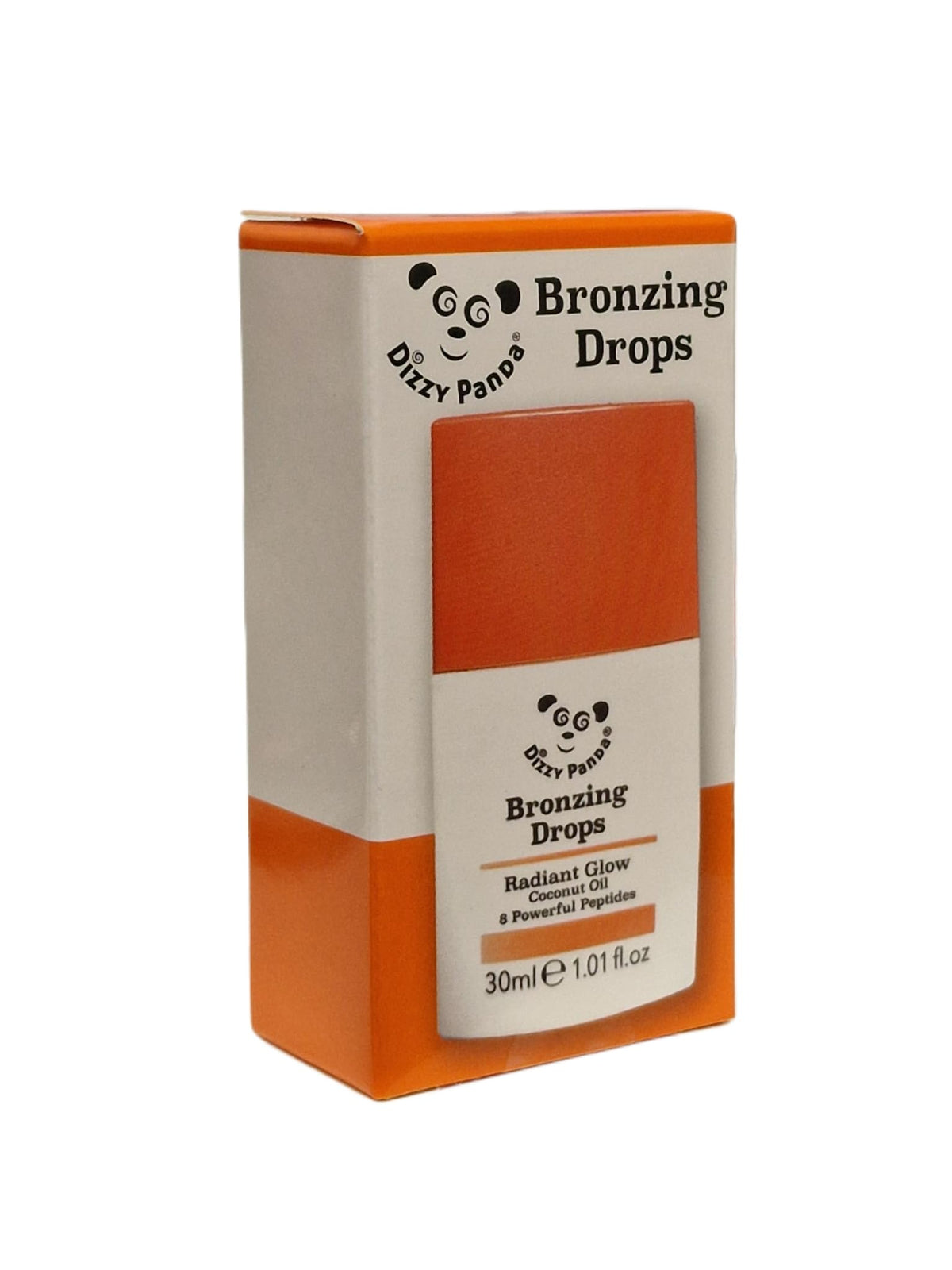 Dizzy Panda Bronzing Drops, 30ml – Hydrating Serum with Coconut Oil & 8 Peptides for Natural Glow