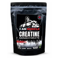 I AM MUSCLE Creatine Monohydrate Powder 300g | 100% Pure Creatine Monohydrate | Unflavoured | 60 Servings | 5000mg Per Serving | Supports High-Intensity Exercise Performance | Vegan