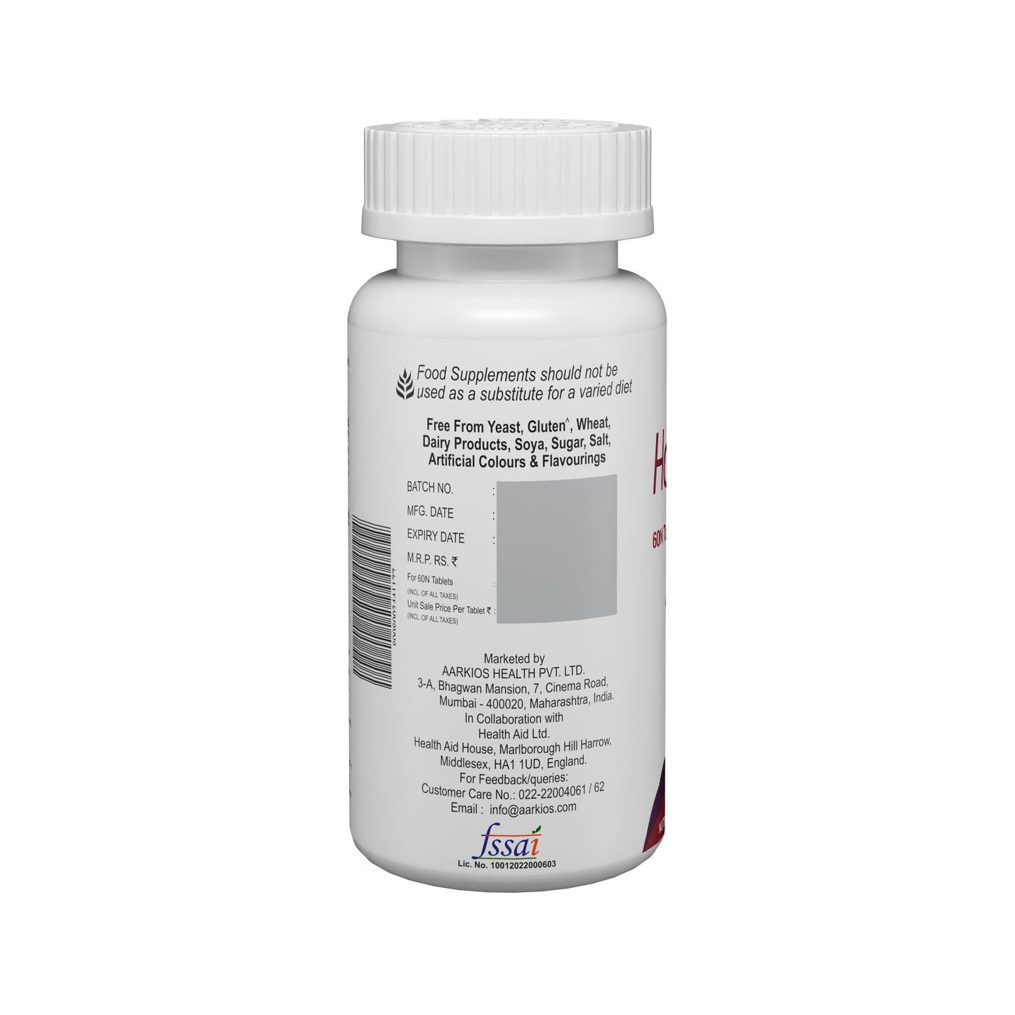 HealthAid V Vein Complex 60 Tablets