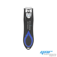 YNR ® German Best Fingernail Clippers Black Blue | Perfect New Year Gifts for Men & Women | Extra Sharp Easy Grip Nail Clipper | Professional Deluxe Stainless Steel Nail Clippers