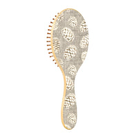 Mnsruu Wooden Hair Brush, Vintage Pinecone Cone Hairbrush for Long Short Curly Thick Thin Hair,Women Men Boys Girls Hair Brush