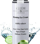 KLEEM ORGANICS Anti Wrinkle Eye Cream for Dark Circles & Puffy eyes with Peptides and Niacinamide that Reduces Eye Bags, Crow's Feet, Fine Lines & Sagginess - Natural & Organic Under Eye Cream for Wrinkles - 15ml