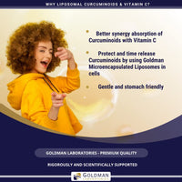 Goldman Laboratories Liposomal Curcuminoids Trust from Goldman Labs– 30 Vegetable Capsules with Vitamin C – Strength – Absorption & Bioavailability- Antioxidant – Immunity – Joint Health – Vegan, Gluten Free & Non-GMO