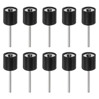 sourcing map 10pcs 1/2 Inch Sanding Drum Rubber Mandrels 2.35mm Shank Sanding Sleeve Holder for Drum Sander Rotary Grinder