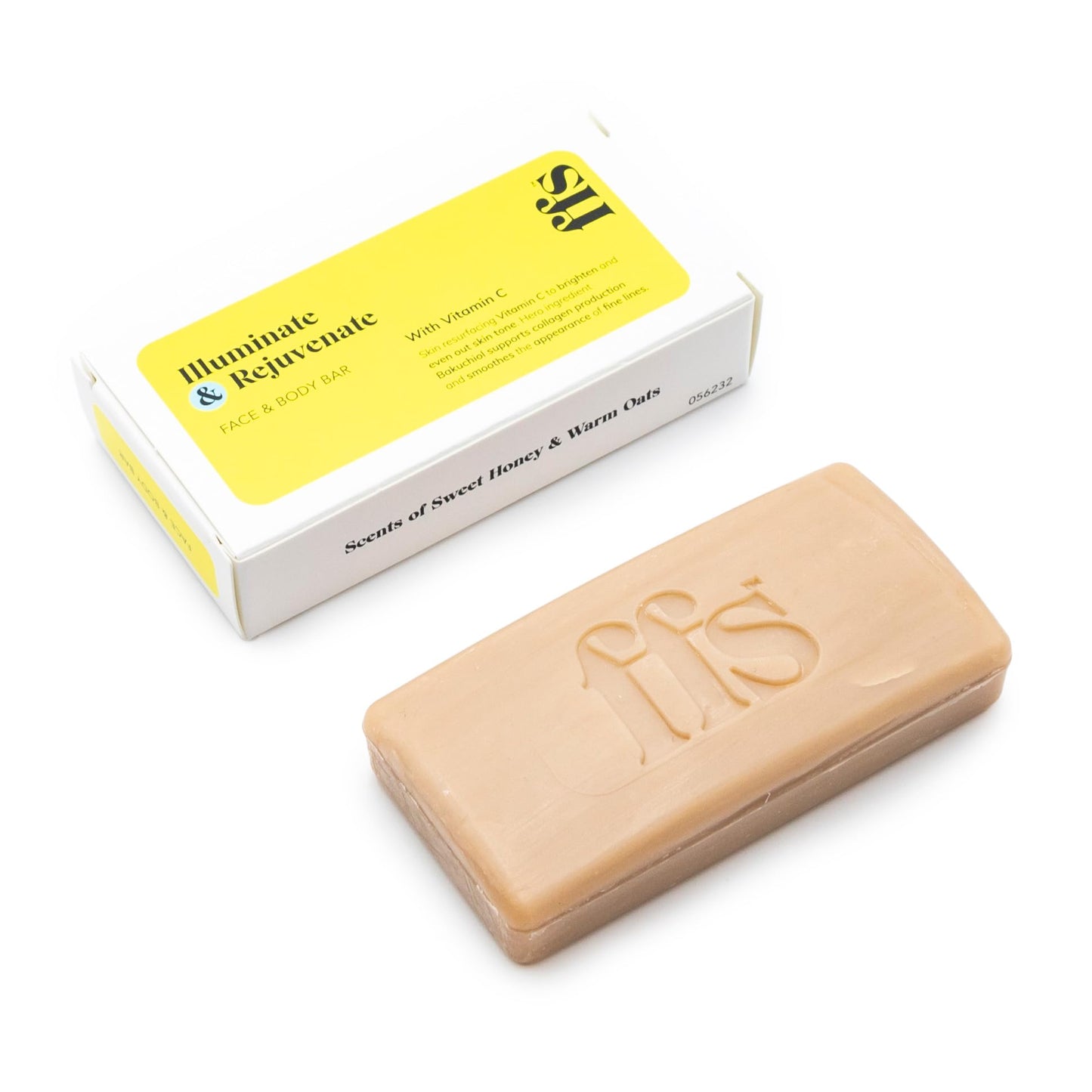 FFS Beauty Illuminate & Rejuvenate: Face and Body Bar With Vitamin C - Soap Bar, Body Soap, Face Soap