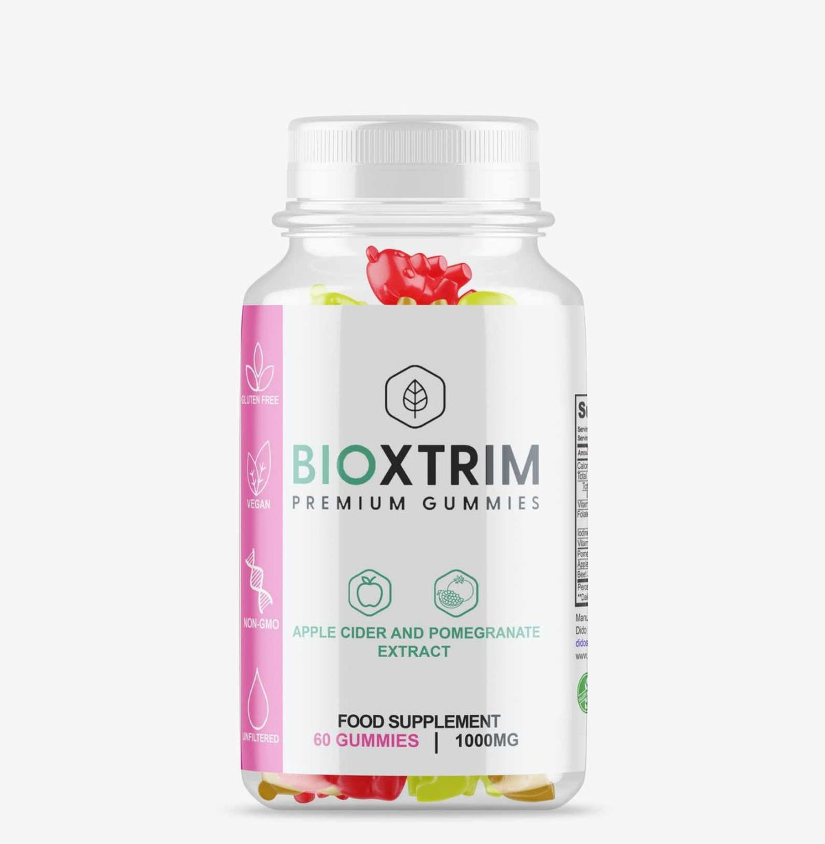 BioXtrim Gummies to Support Weight Management - All Natural - New & Sealed - Vegan/FItness Hero Supplements