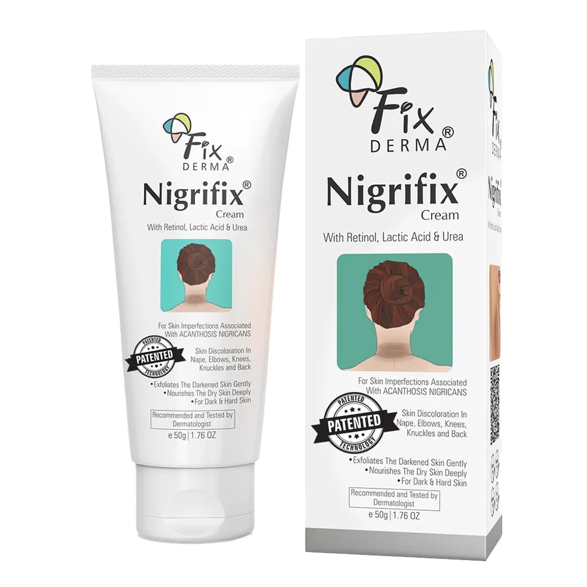 FIXDERMA Fixderma Nigrifix Cream for Acanthosis Nigricans | Whitening and Lightening Solution for Underarm, Knees, Elbows & Knuckles | Dermatologist Tested - 1.76 OZ