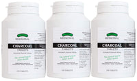 J.L Bragg's Charcoal Tablets 250, Pack of 3