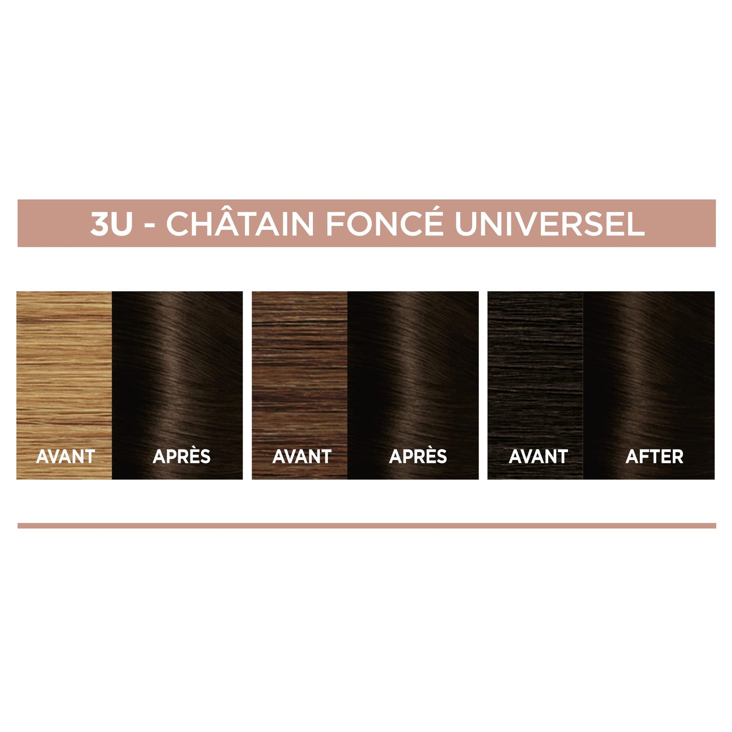 L'Oréal Paris - Permanent Hair Colour Kit - Ammonia Free - Covers 100% White Hair - Excellence Cream Universal Nudes - Shade : Universal Dark Brown (3)