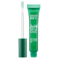 Collection Cosmetics Gloss Me Up Juicy Infusion Kiwi Lip Gloss, With Added Avocado Oil, Hydrating, For Dry Lips, Fruity Scented, 9ml