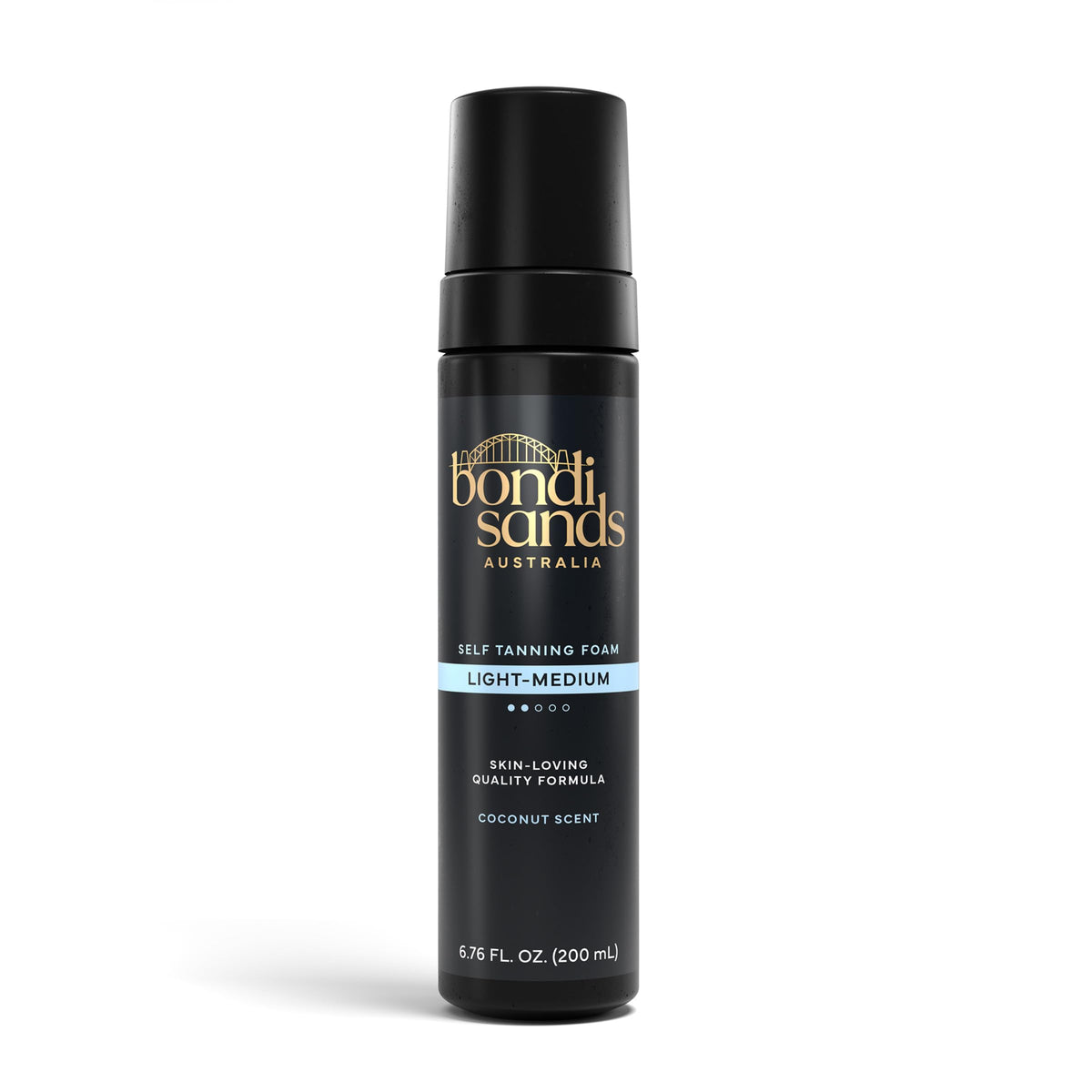 Bondi Sands Light/Medium Self-Tanning Foam - Lightweight, Buildable Formula Gives a Sun-Kissed Glow for a Flawless Finish; 200 mL/7.04 Oz