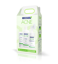 Novaclear Acne kit, Breakout Fighting Bestsellers-Facial acne set, Exfoliating & Treatment-Reduce Blemishes, Enlarged Pores & Blackheads - with Salicylic, Azelaic Acid and Tea Tree - All Skin Types