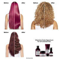 L'Oréal Professionnel Vitamino Color Spectrum Sulphate Free Shampoo 300ml, For Coloured Hair, With Ferulic Acid + Citric Acid, Shine, Lock in Day 1 Colour Vibrancy for 100 Days