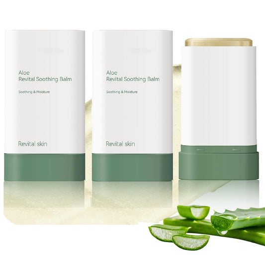 Mikloven 2PCS Aloe Vera After Sun Gel Stick – Natural Soothing Care for Face & Body, Hydrating & Non-Irritating Moisturiser, Travel Size Lotion for Sensitive Skin,15g