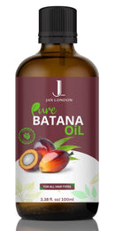jan london JAN LONDON Premium Cold-Pressed Batana Oil – Rich in Omega-9 Fatty Acids, Vitamin E & A, for Deep Hydration, Hair Growth & Anti-Aging Benefits 100ml