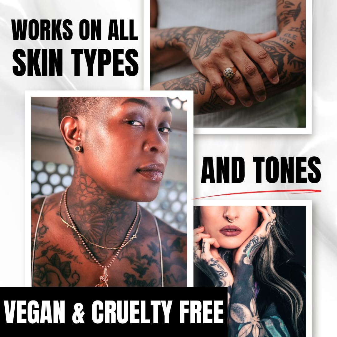 TIGER SPIT Tattoo Aftercare, Tattoo Balm to Heal New Tattoos, Tattoo Brightener to Revive Old Tattoos, Daily Tattoo Lotion to Prevent Ink Fading, All Natural and Vegan