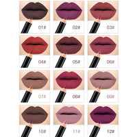 12 Colours Lip Liner Set, 12 Colours Professional Lipstick Lip Liner Waterproof Durable Lip Liner Pencil Lipstick Makeup 12 Colours Lip Liner Waterproof Lip Liner Set