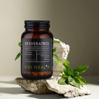 KIKI HEALTH KIKI Health - Resveratrol, Antioxidant - Dried Giant Knotweed Extract - Contains 98% Trans-resveratrol - for Cardiovascular Health, Youthful Ageing and Vitality - 60 Vegicaps