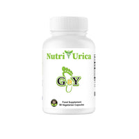 Gout and You NutriUrica - Uric Acid Support with 6 Key Ingredients - 500 mg 90 Vegetarian Capsules