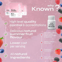 Known Advanced Hydrolysed Marine Collagen Liquid Sachets - 5000mg Collagen, Vitamin A, C - Skin Support - Natural Summer Fruits Flavour - 14 Sachets
