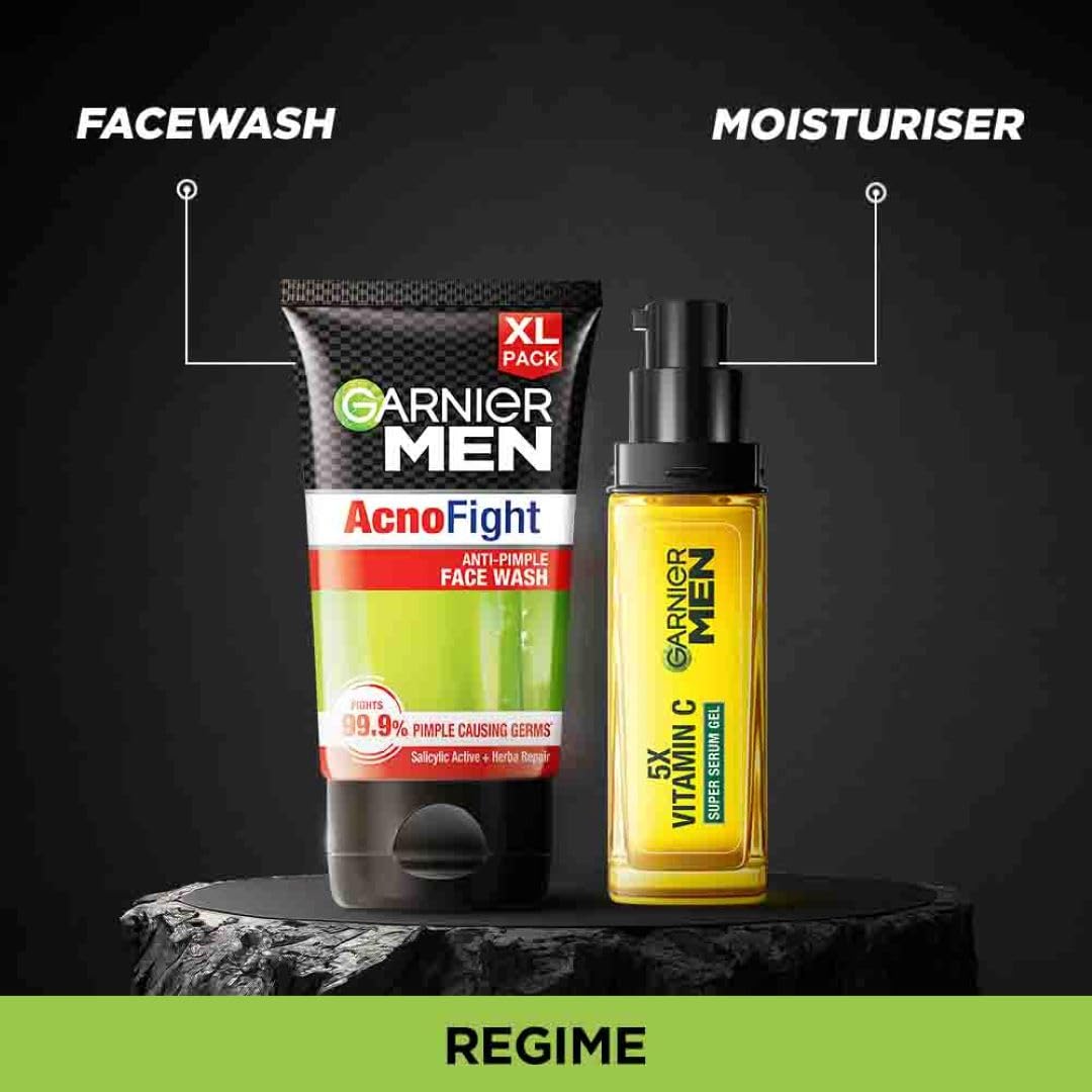 Garnier Acno Fight Face Wash for Men, 100g