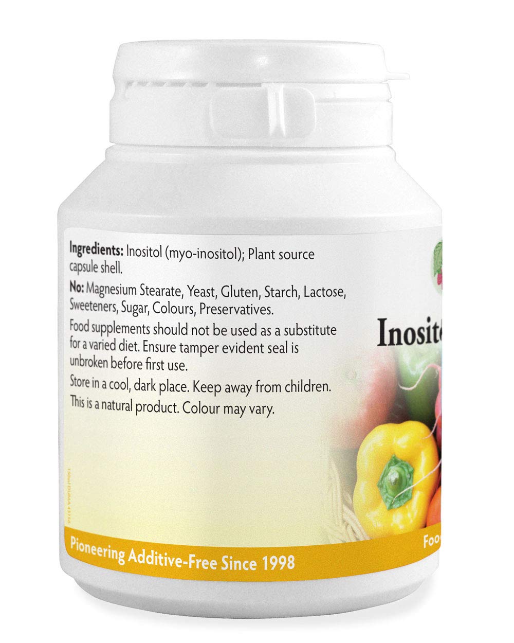 Health Leads ...Working With Nature Inositol (Myo-Inositol) 500mg x 90 Capsules