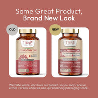 Time Health New: Organic Astaxanthin Oil 12mg - High Strength - Pure & Natural Astaxanthin - 60 Capsules - Carrageenan Free - Premium Algamo® Oil - Haematococcus Pluvialis - UK Made - Zero Additives - EU Source