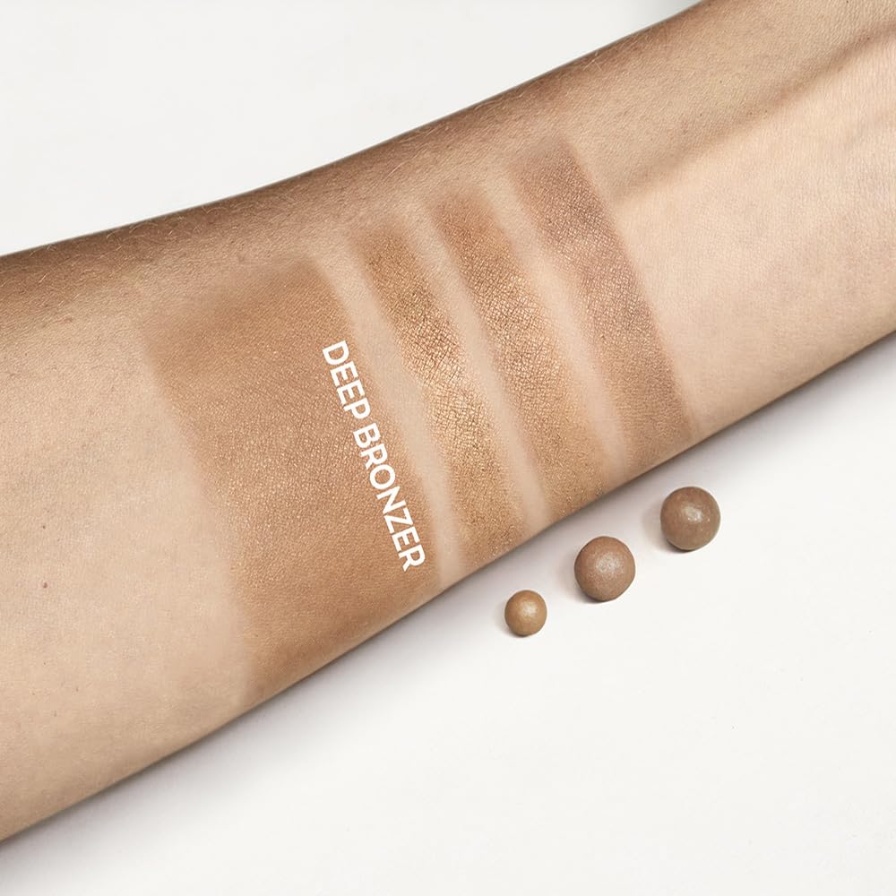 Avon Bronzing Pearls Deep Bronze, Multi-Sized, Multi-Shade Pearls with Mineral Pigments for a Multi-Dimensional Glow, Available in Shades to Suit all Skin Tones, 28g.