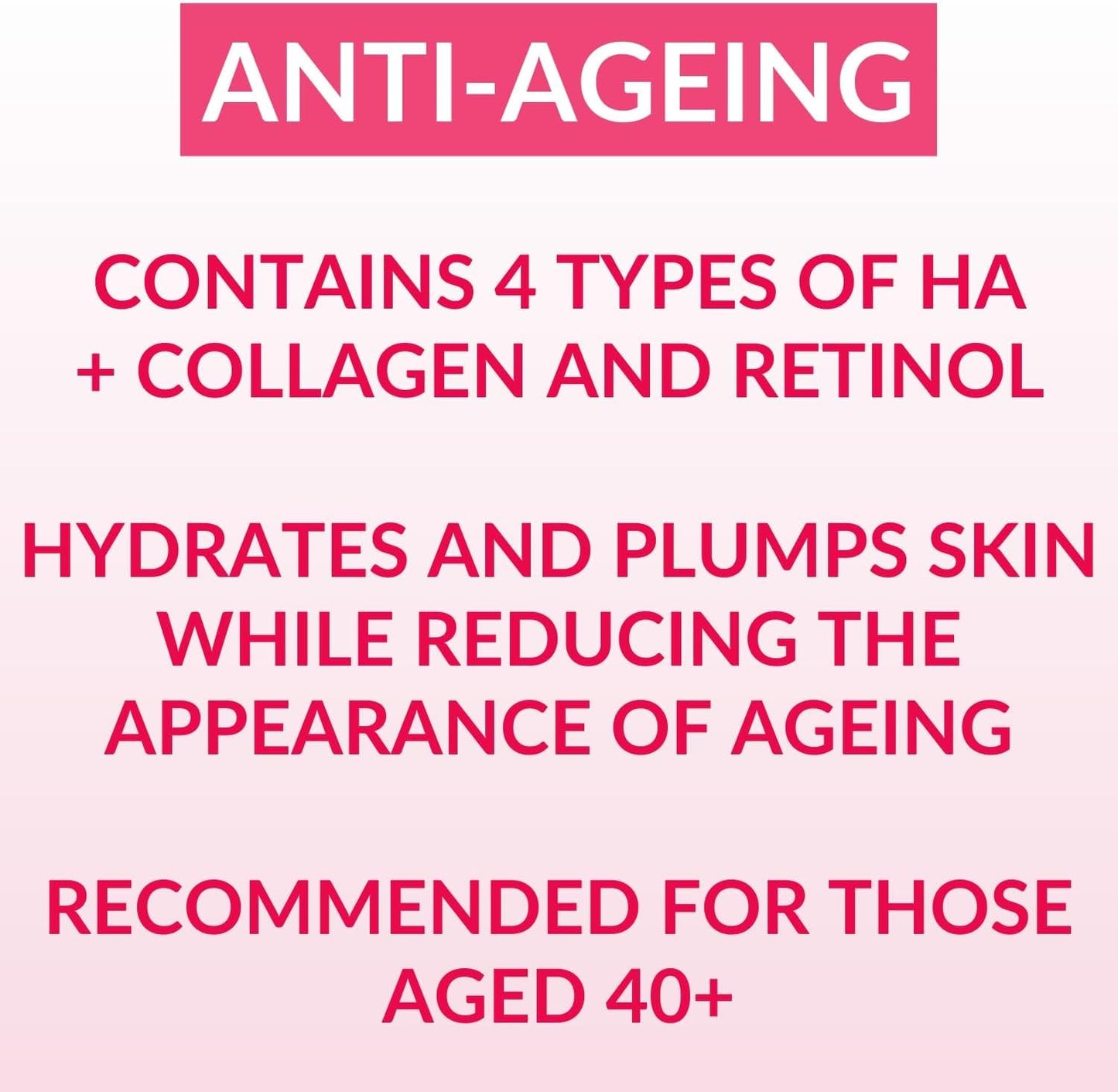 Hada Labo Tokyo - Anti-Ageing Facial Sheet Masks, With Super Hyaluronic Acid, Collagen & Squalane, For Age 40+ (Pack of 10)