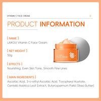 INSKIN Vitamin C Moisturiser For Face, Vitamin C Cream, Moisturiser Face Women, Anti Aging & Wrinkle Day And Night Cream For Women & Men, to Reduce Uneven Skin Tone,Fine Lines for Skin Care