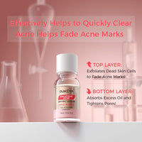 OUKEYA Spot Drying Lotion for Spots 2 x 10ml, Acne Care for Face with Salicylic Acid & Niacinamide, Oil Balancing, Pore Refining, for Acne-Prone and Oily Skin