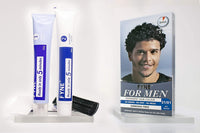 FYNE - Jet Black Permanent Hair Colour | Pack of 3 | Grey Hair Colouring for Men with Comb Applicator Included | Natural-Look Hair Dye | No Mixing Ready to Apply | Ammonia and Cruelty-Free